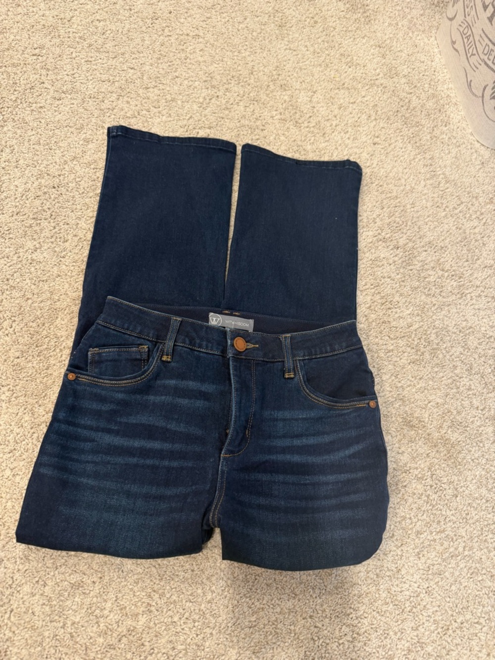 Wit & Wisdom Dark Wash Flare Jeans